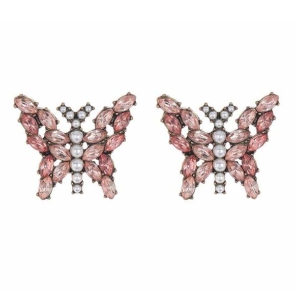 NWT Baublebar Butterfly Earrings - Picture 2 of 3